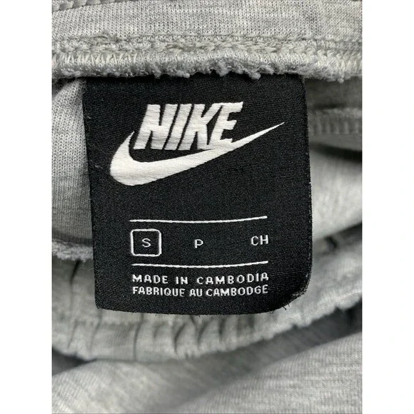 Nike Men's Tech Fleece Jogger Sweatpants 805162-063 Heather Gray Black Small - Picture 2 of 15